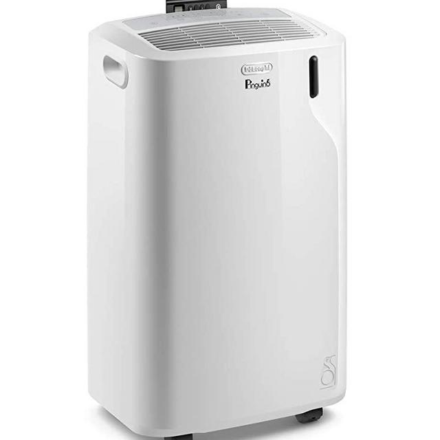 De'Longhi 11000 BTU Portable Air Conditioner, Dehumidifier & Fan + Quiet Mode & Includes Window Kit + Remote Control, 400 sq ft, Medium Room, Pinguino 6000 (DOE), White