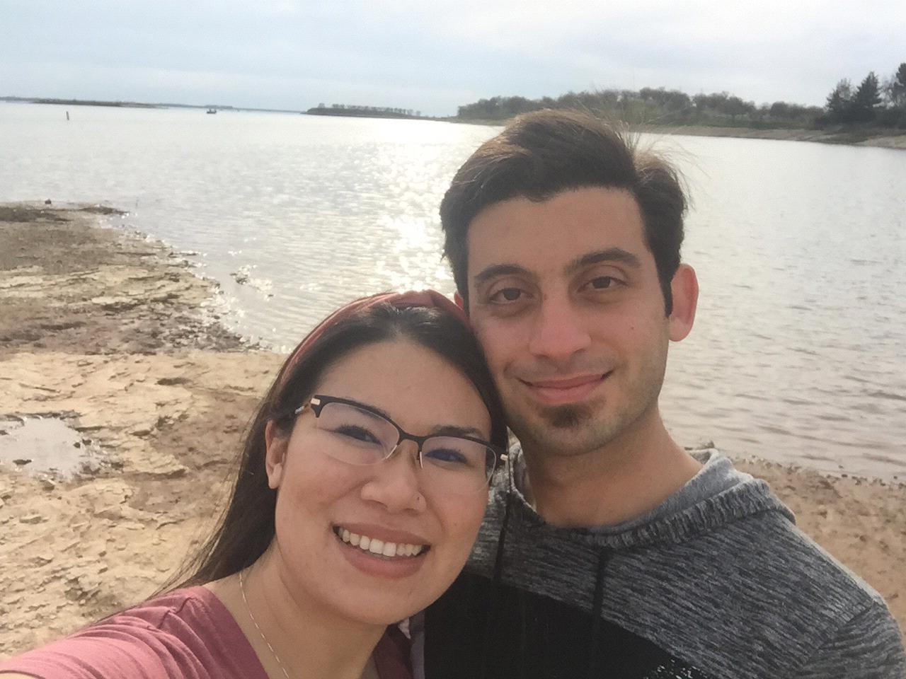 Chilling at Lake Camanche.