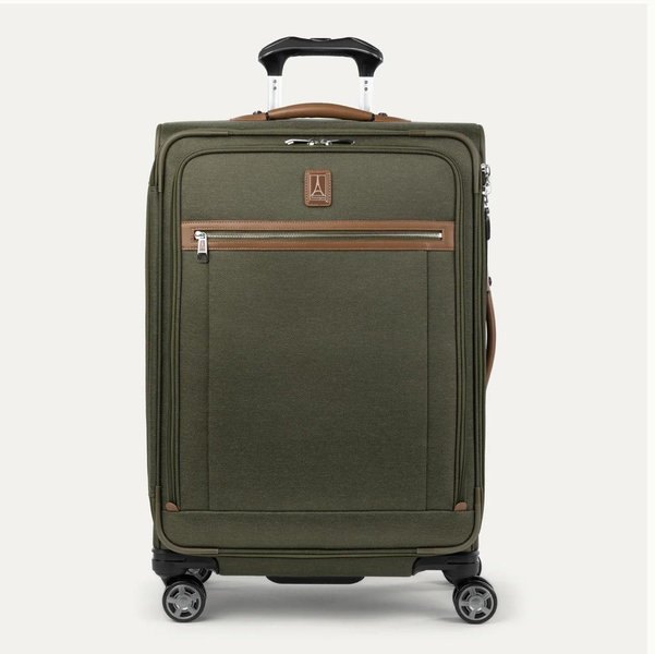 25" Medium Check-In Spinner Luggage | Platinum Elite bpy Travelpro, Olive Green