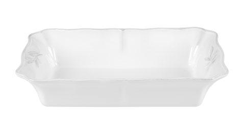 Costa Nova ~ Alentejo - White ~ 11.75' Rectangular Baker, Price $53.00 in Tallahassee, FL from My Favorite Things
