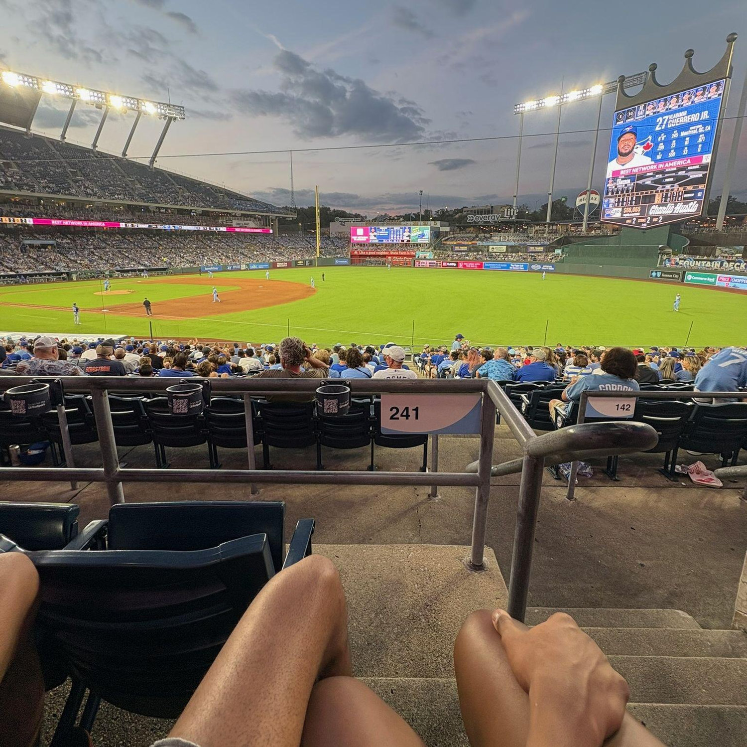 First Baseball game together