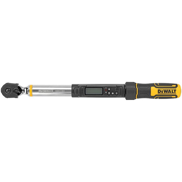DEWALT Digital Torque Wrench, 3/8 inch Drive, 20-100 FT-LB, with Storage Case (DWMT17061)