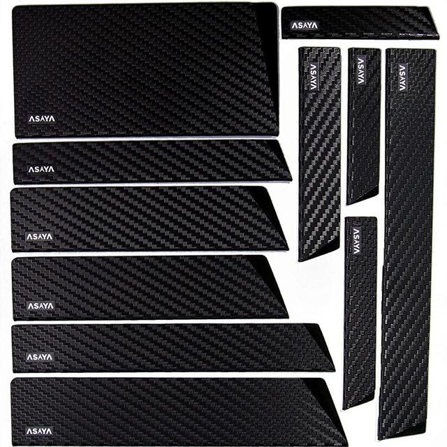 Professional Knife Edge Guards - 11 Piece Universal Blade Covers - Extra Strength, ABS Plastic and BPA-Free Felt Lining, non-Toxic and Food Safe - Knives Not Included