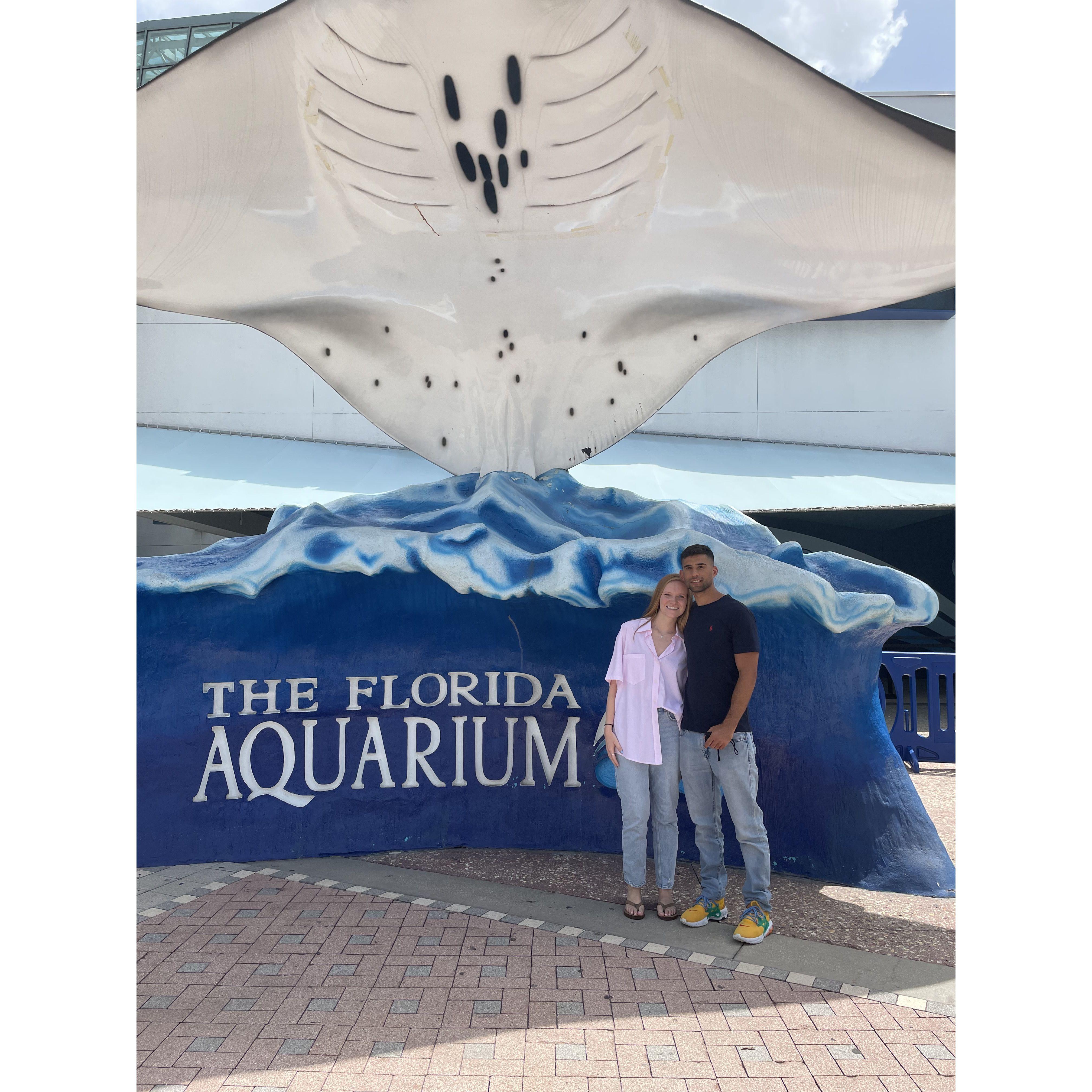 Aviv's first trip to Tampa to visit Lida before making Aliyah.