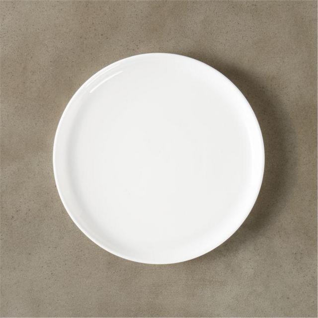 Set of 8 Contact White Salad Plates