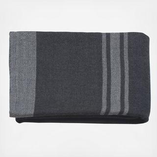 Striped Baby Alpaca Throw