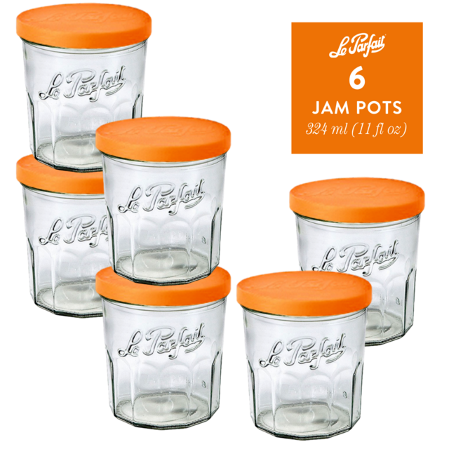 Le Parfait Jam Pots / Size: 324ml - 11oz / Package Quantity: 6