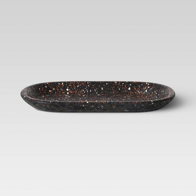 No. 1 Terrazzo Concrete Long Tray Black - Project 62™