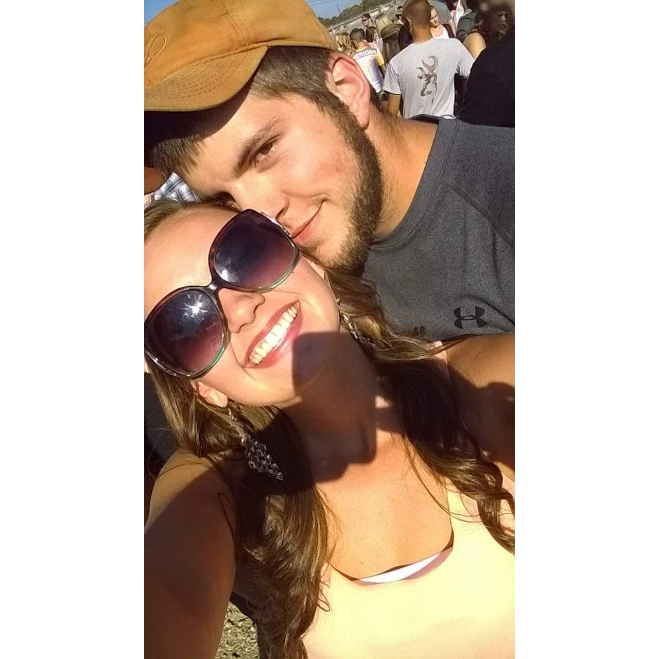 Summer 2015- Brantley Gilbert concert