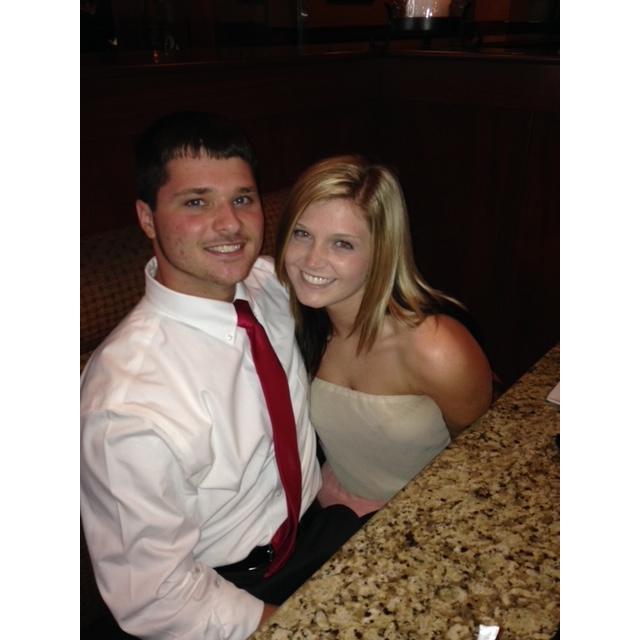 The first FANCY date Joe took me on, we look so young!