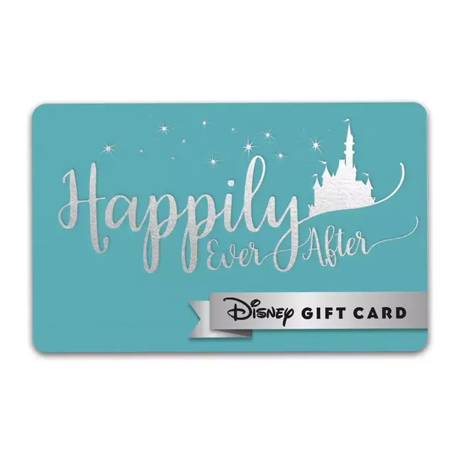 ''Happily Ever After'' Wedding Disney Gift Card