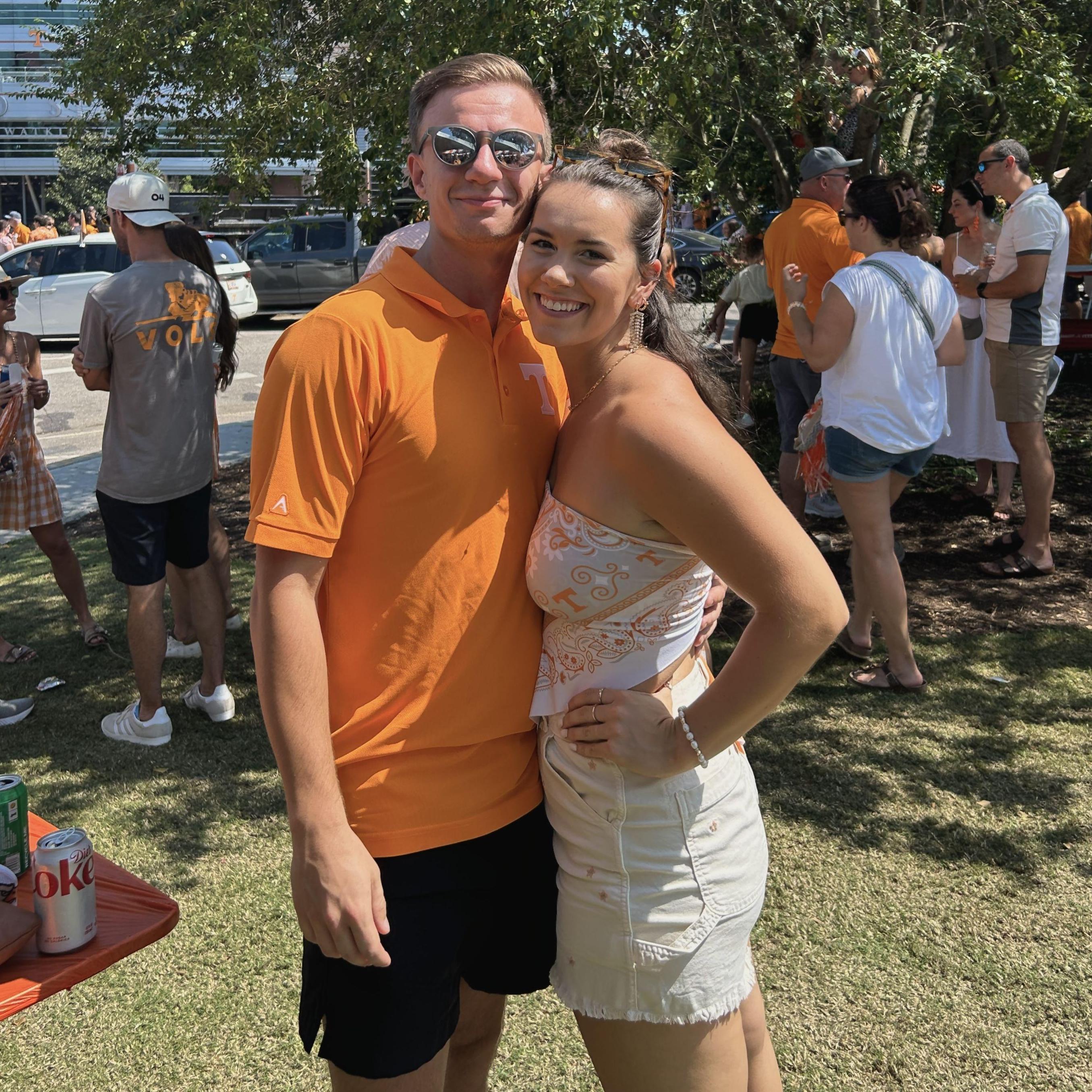 Enjoying dating in the same city + football season in Knoxville :)