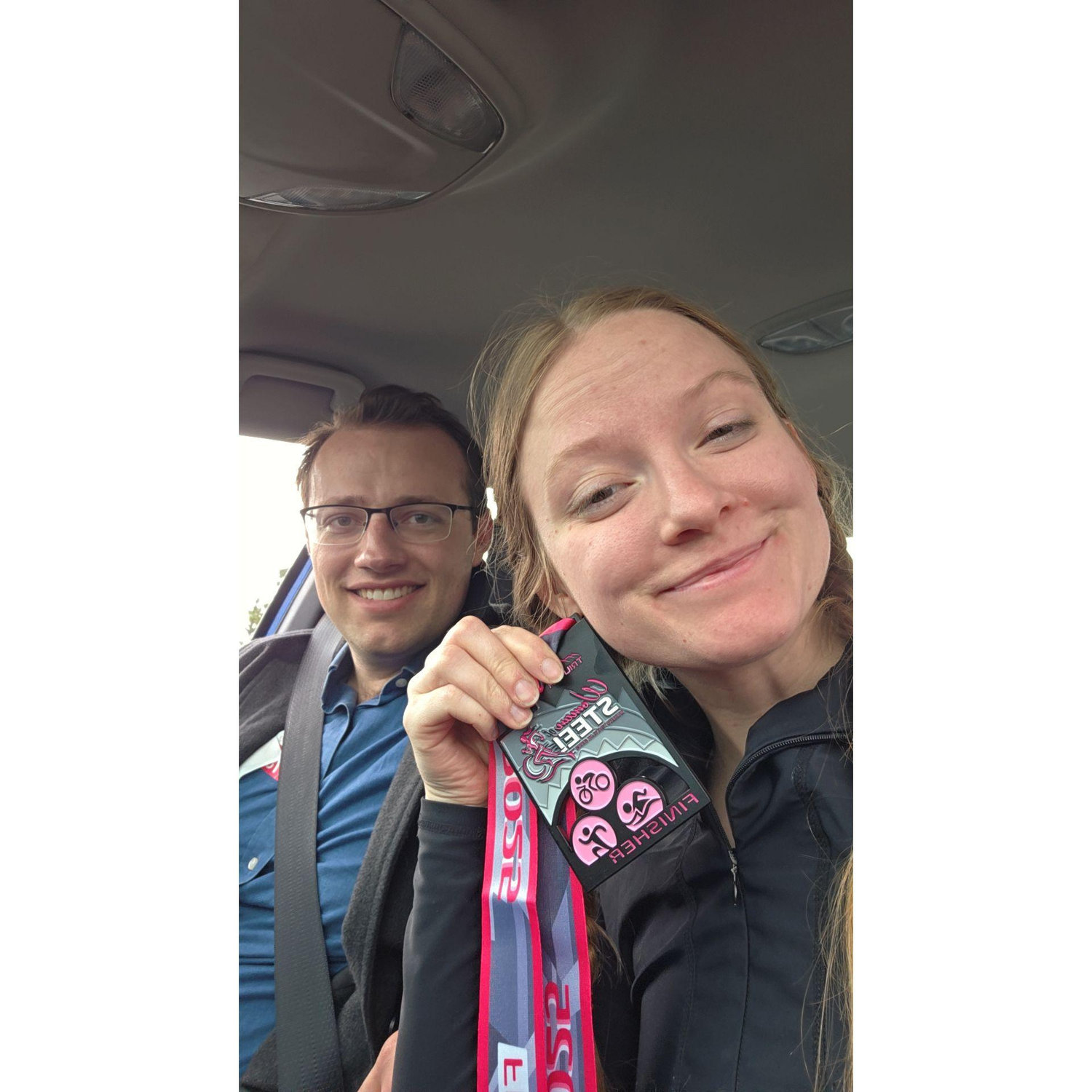 Lizzie's first sprint triathlon