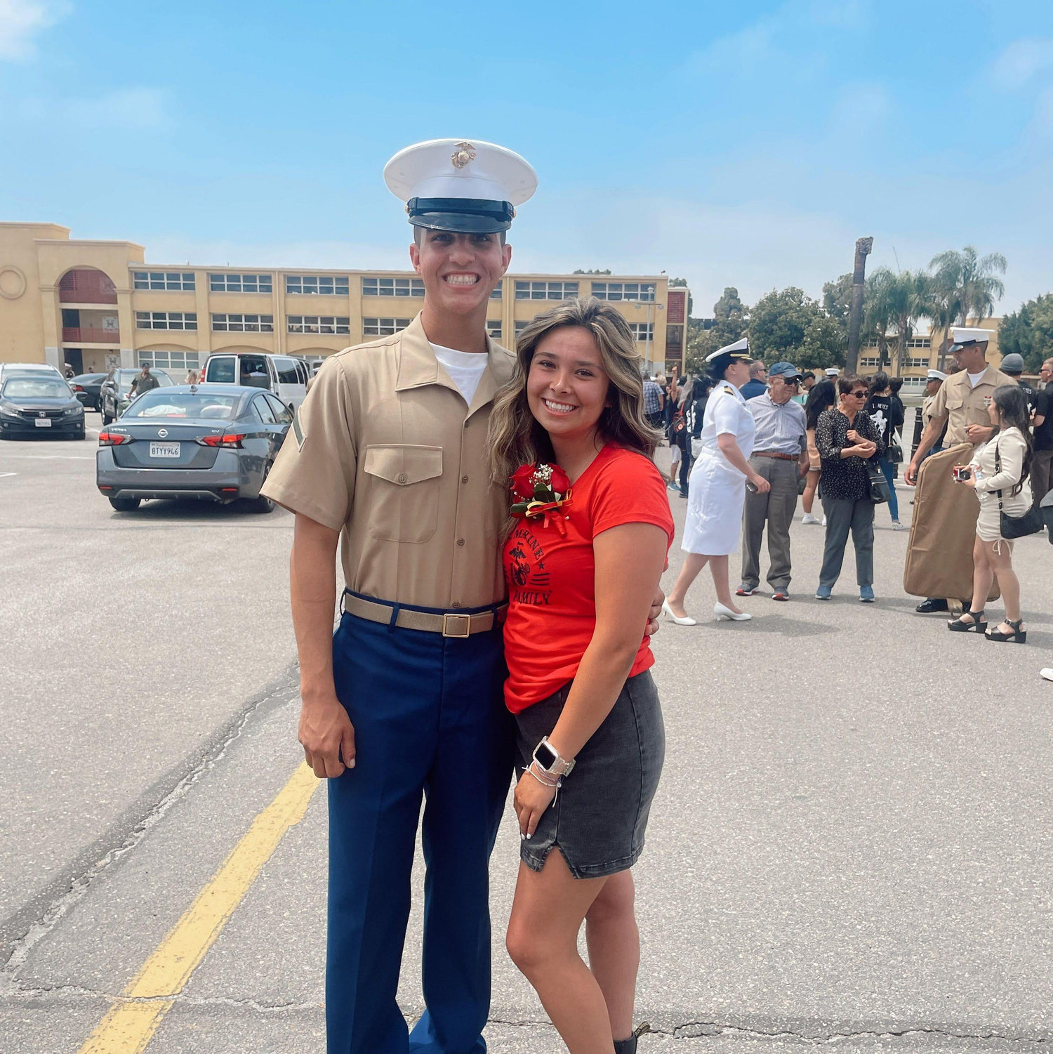 Frankie graduated bootcamp from the Marine Corps! 07.10.2022