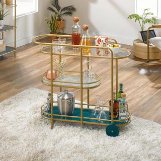 Coral Cape Bar Cart