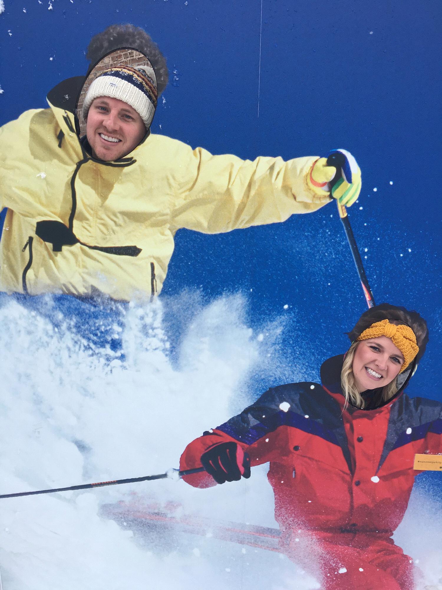 The only hitting the slopes we've ever done together