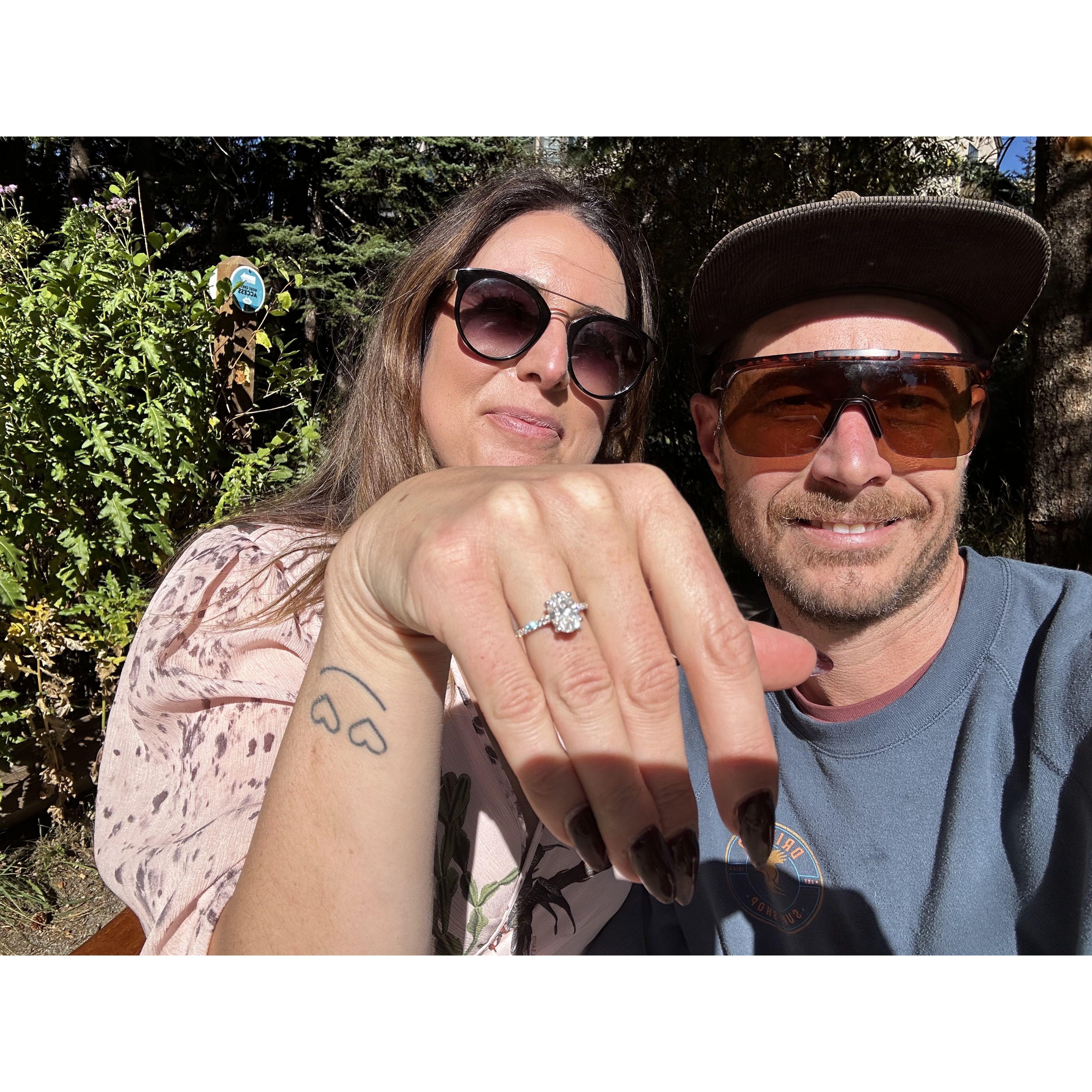 Engaged! 10/2/24 in Vail