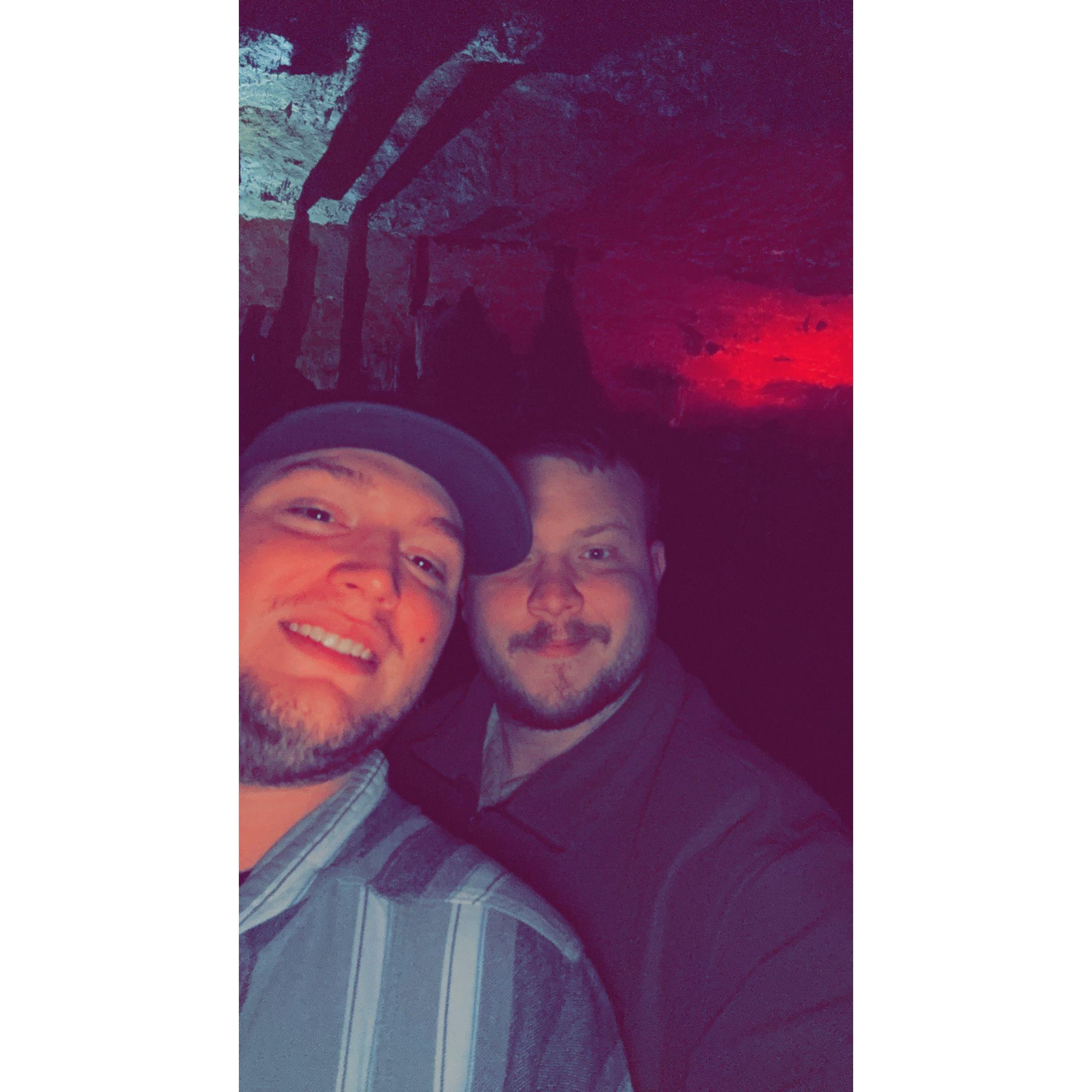 We went to a cavern in TN for a Christmas adventure!