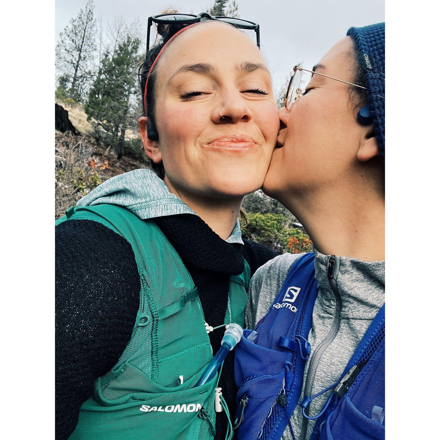 sustained by kissing breaks every mile