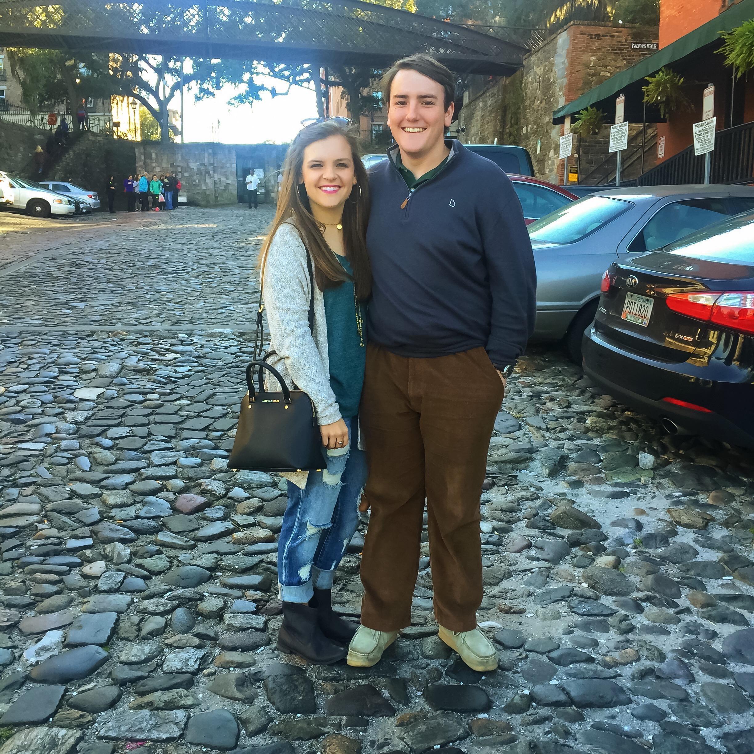 One of our first trips to Savannah!