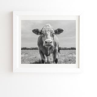 Cow Portrait Framed Wall Art