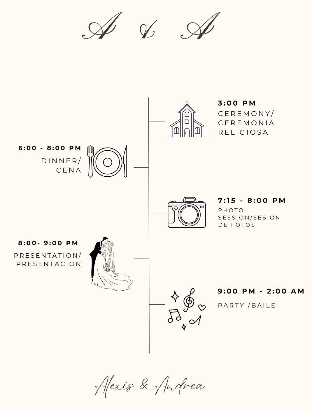 The Wedding Website of Andrea Solis and Alexis Alaniz