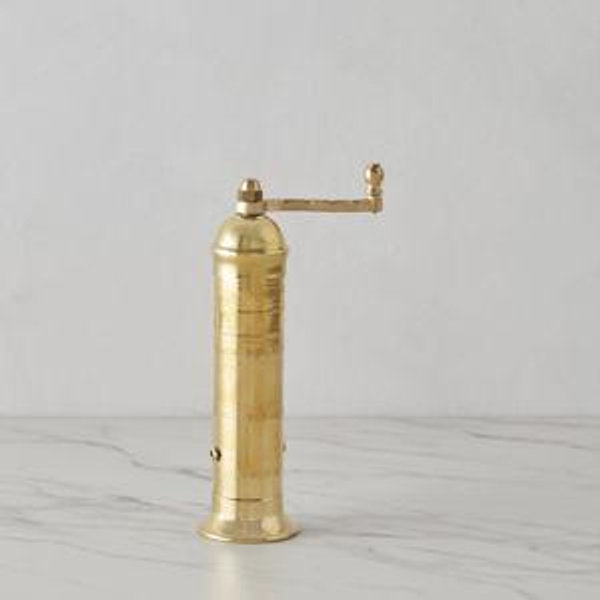 8" Atlas Brass Salt Mill
