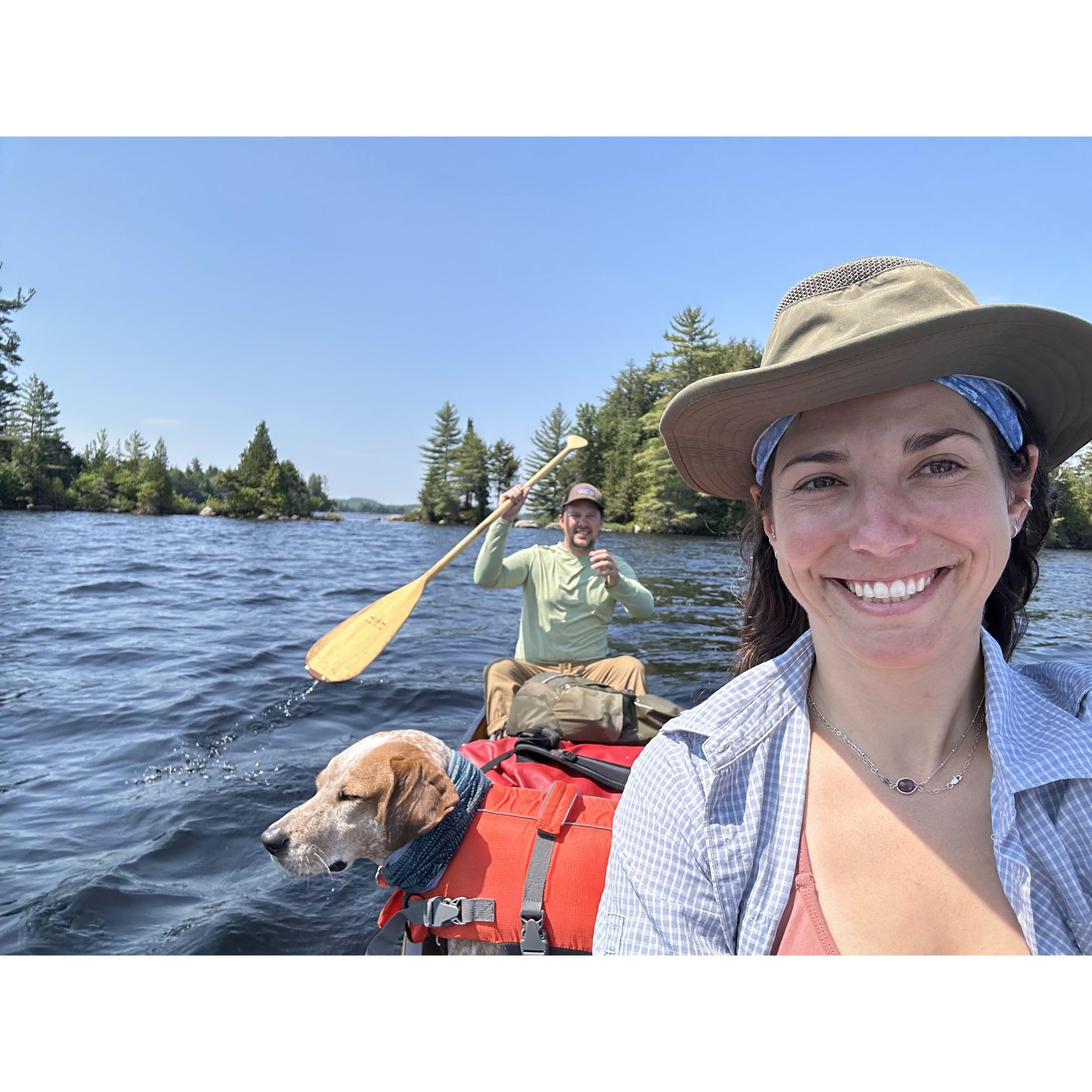 Canoe camping in the Adirondacks!