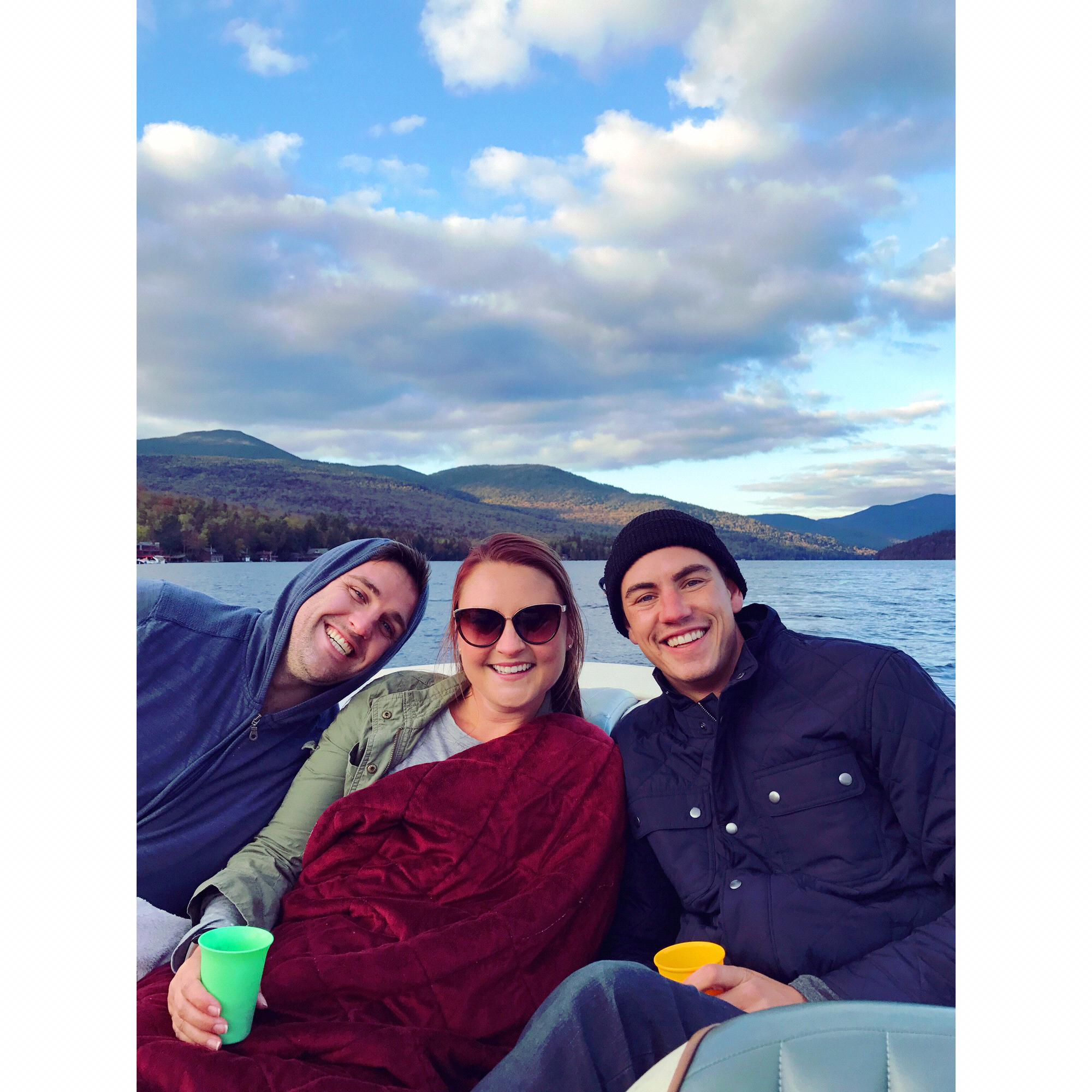 NATE, HEATHER AND DYLAN IN LAKE PLACID, NY.