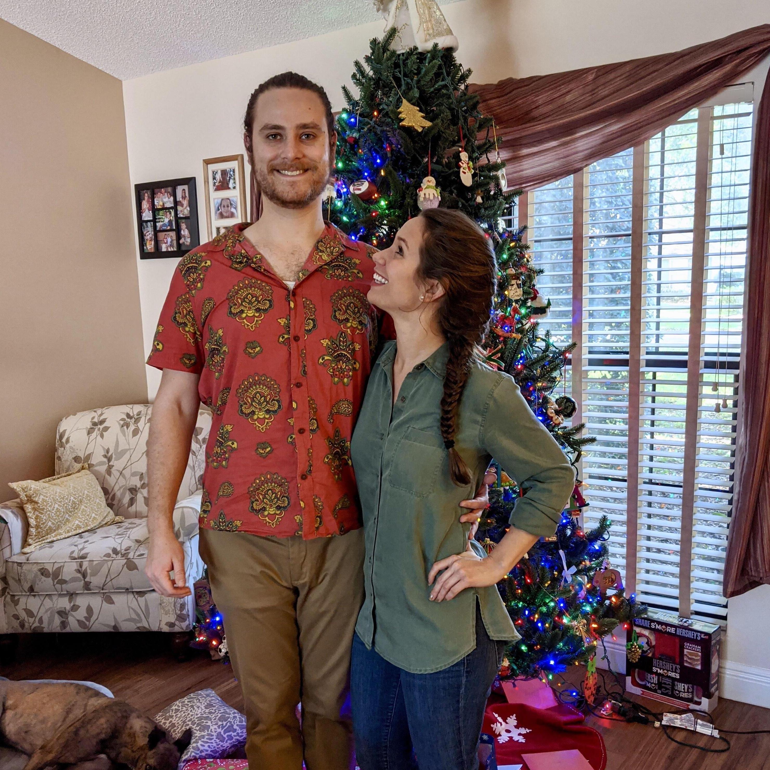 The first of many holidays we will spend together. Where's that mistletoe at?!?