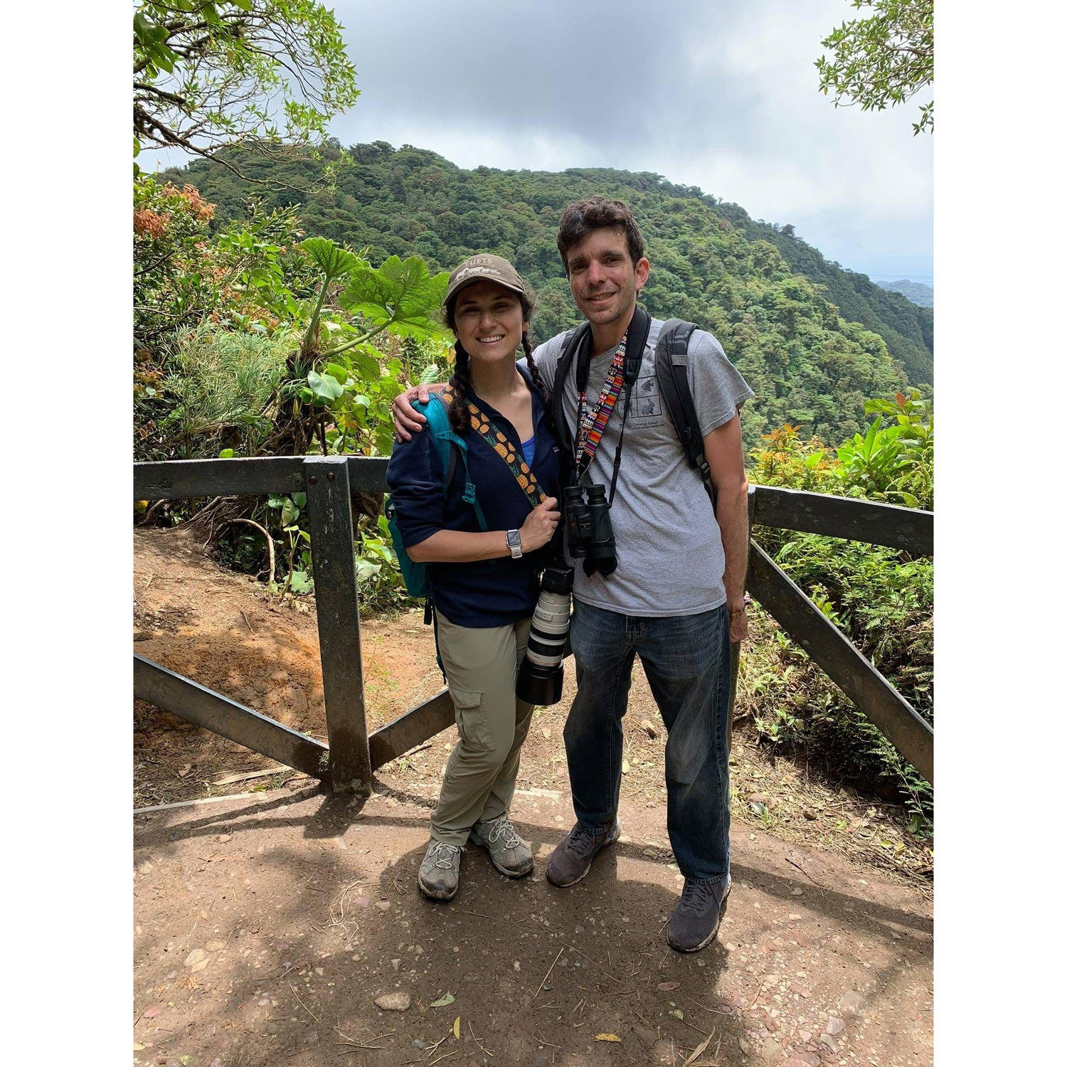 Visiting the cloud forests in Costa Rica! One of our favorite activities when we travel is to hike and look at all the plants and animals that are unique to each country.
