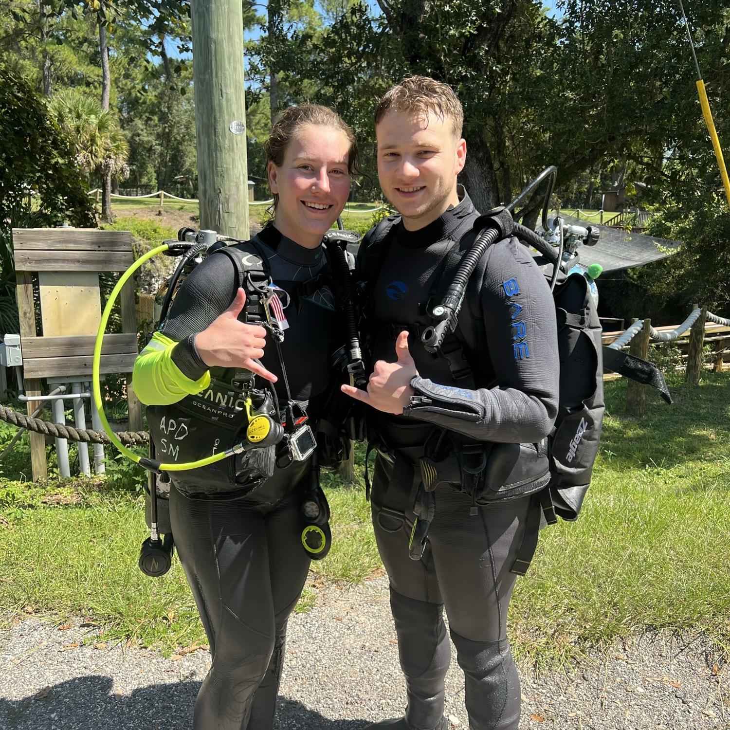 Noah's scuba certification! (08.27.2023)
