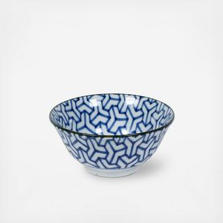 Monyou Kumi Kikkou Soup Bowl, Set of 4