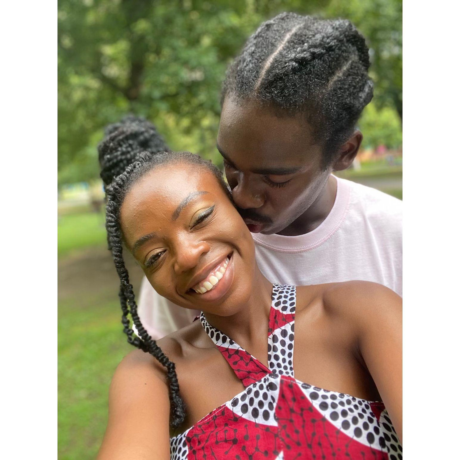 6 months anniversary "love you like cook food" us to each other. ๐๐ค๐งก
