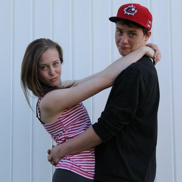 I appreciate his goofy side and he loves mine, April 2013.