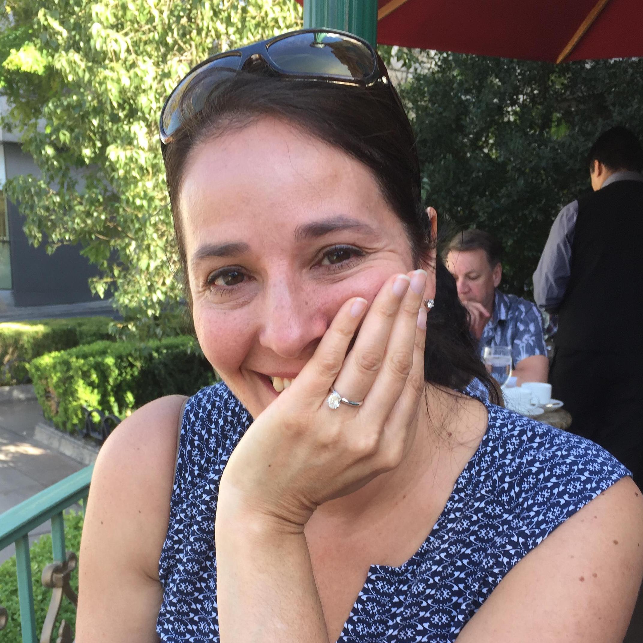 I said "YES" in Las Vegas!
