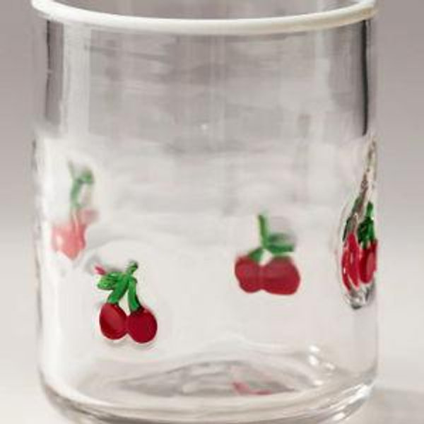 Icon Juice Glass- Cherry