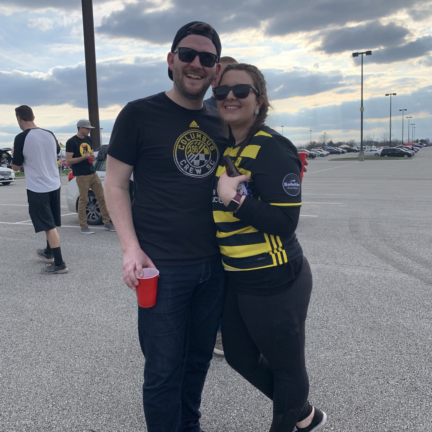 Adam's 30th birthday bash, at a crew game of course! (April 2019)