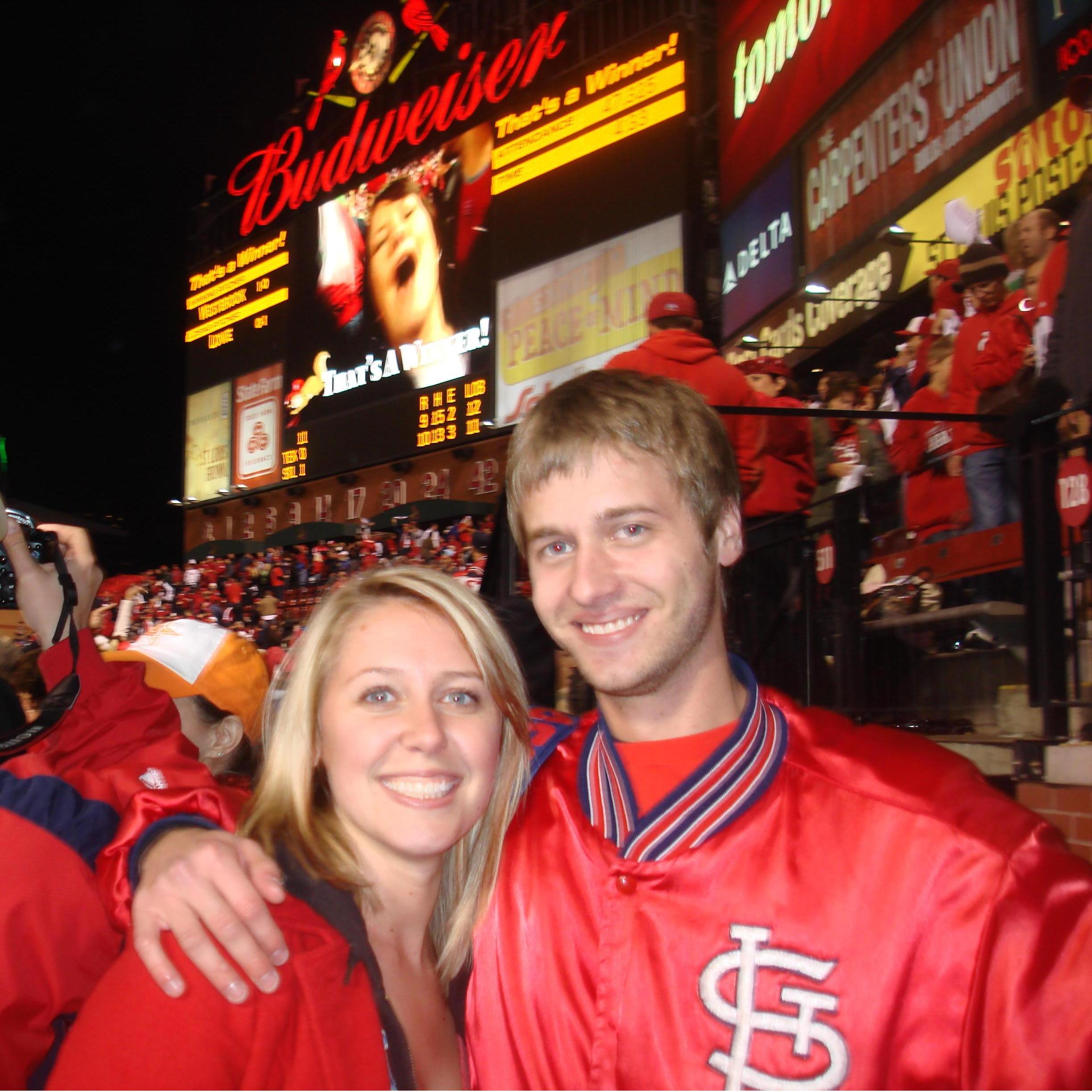 This is us at Game 6 of the 2011 World Series!
