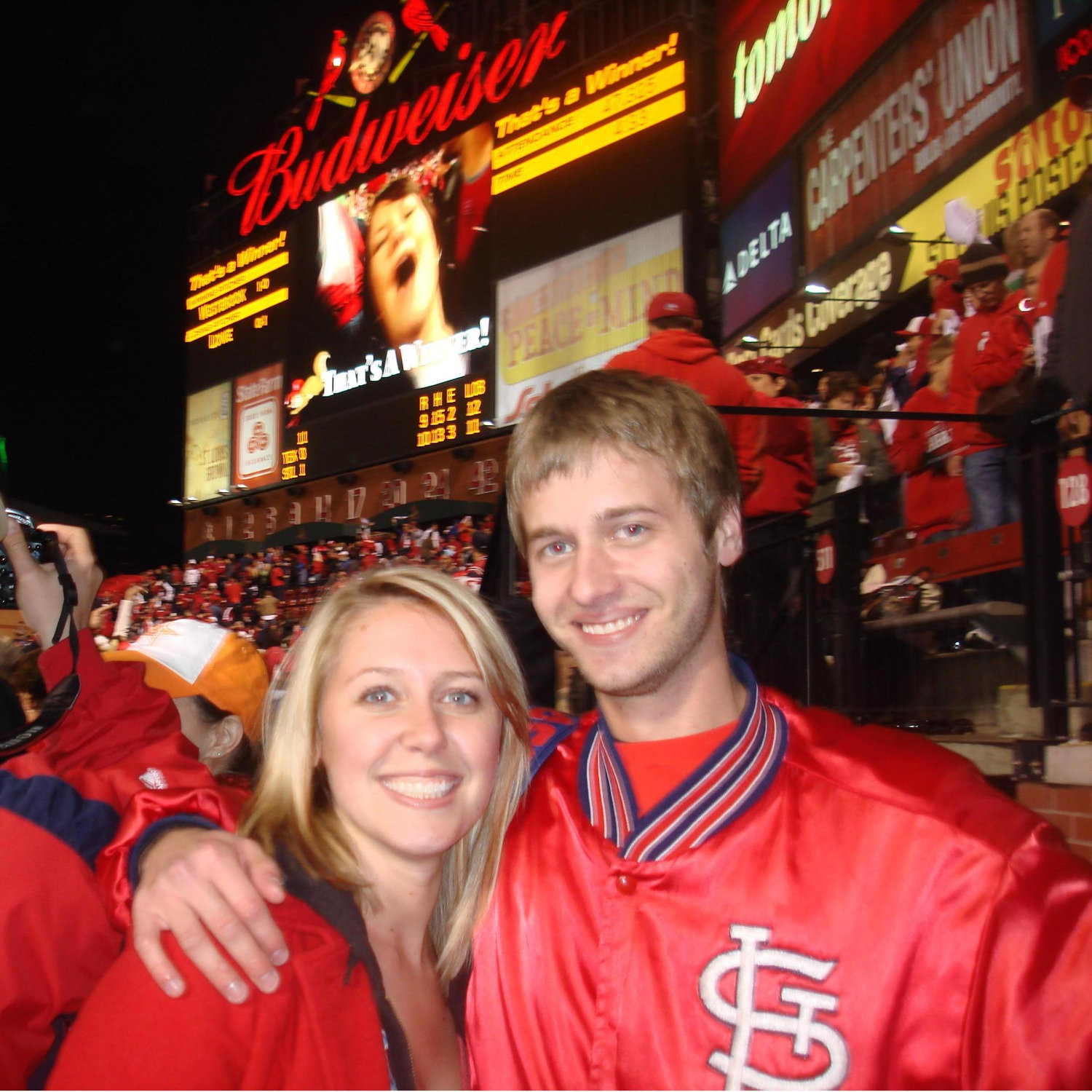 This is us at Game 6 of the 2011 World Series!