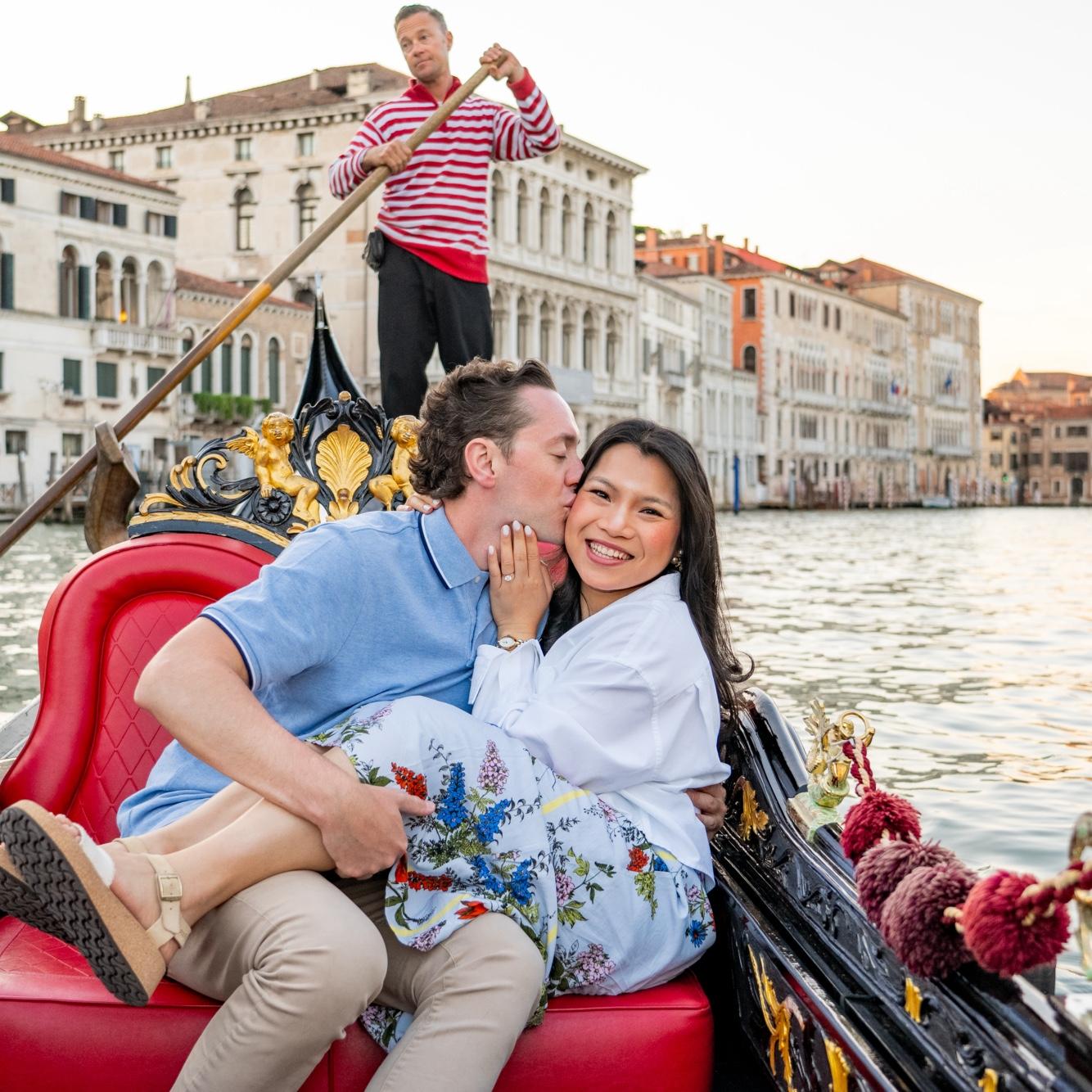 Engagement photo shoot in Venice