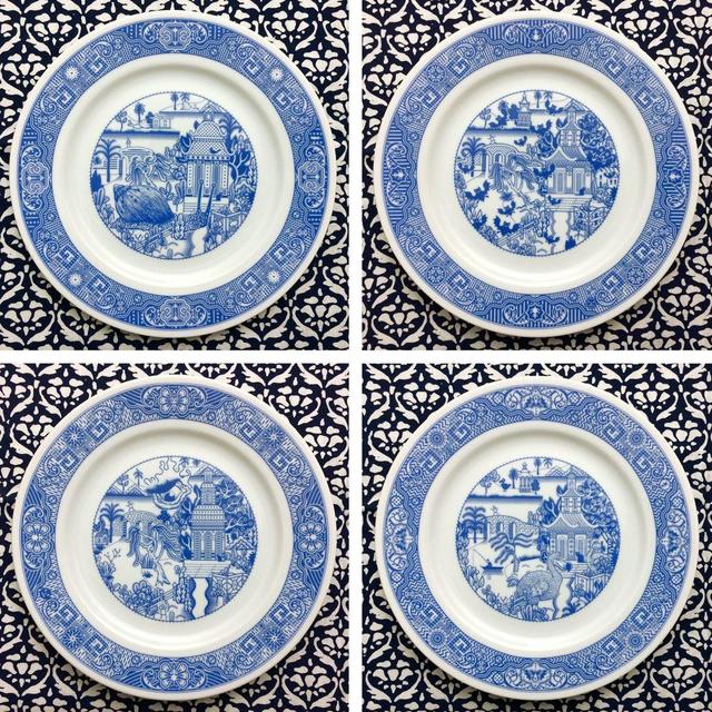 Set of 4 Calamityware Small Plates