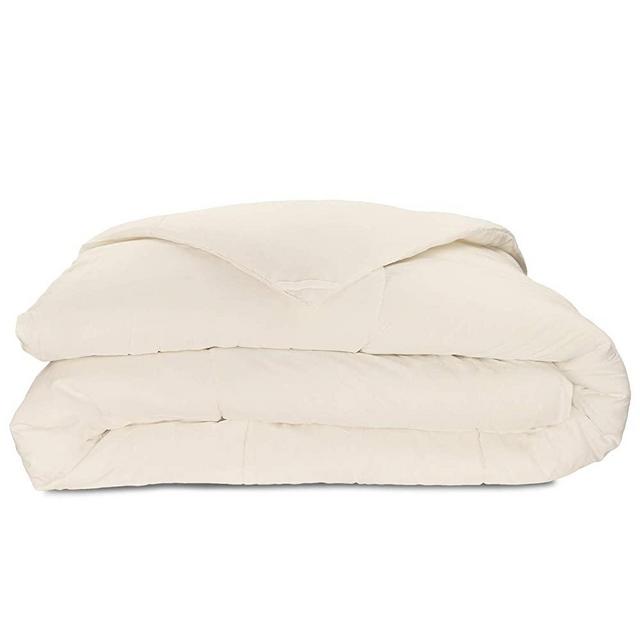 Cosy House Collection Luxury Bamboo Down Alternative Comforter - Plush Microfiber Fill - Machine Washable Duvet Insert - Cream - King/Cal King