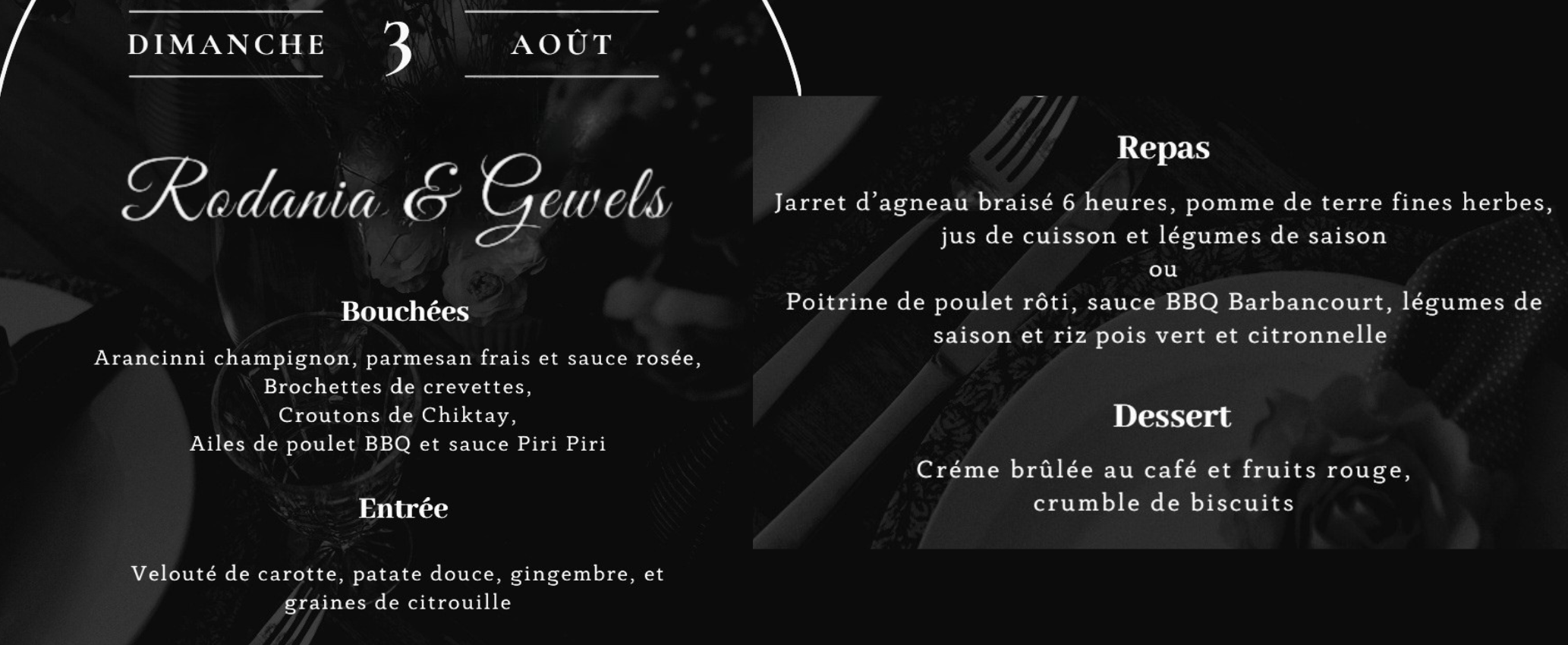 The Wedding Website of Rodania Sanon and Gewels Maurancy