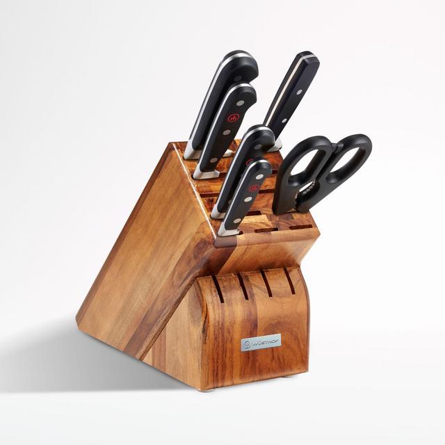 Wüsthof ® Classic 7-Piece Acacia Block Knife Set
