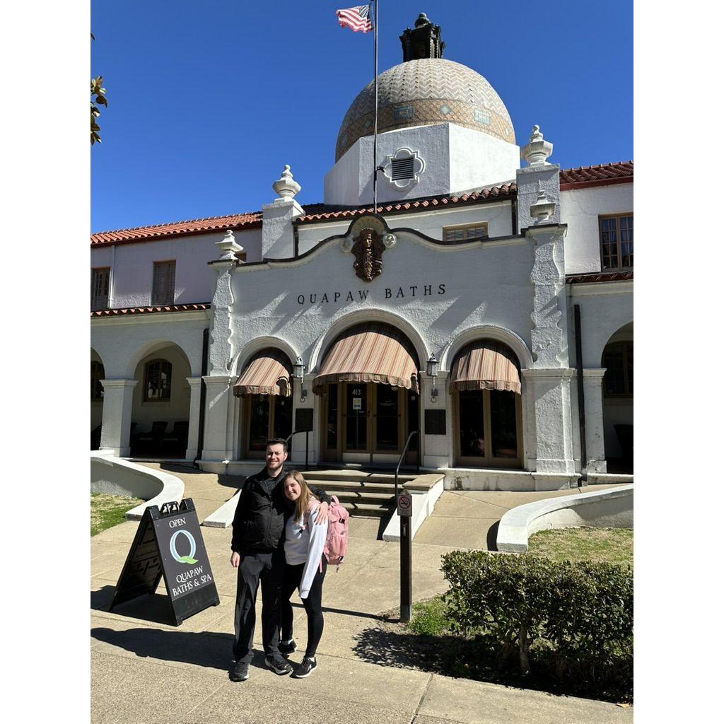 But let's be honest. Hot Springs National Park was Drew's favorite because the main activity was getting a massage.