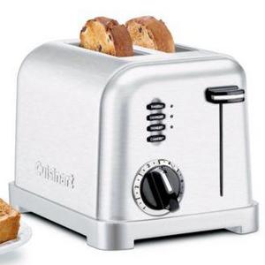 Cuisinart - CPT-160 Toaster, 2-Slice Classic Brushed Chrome