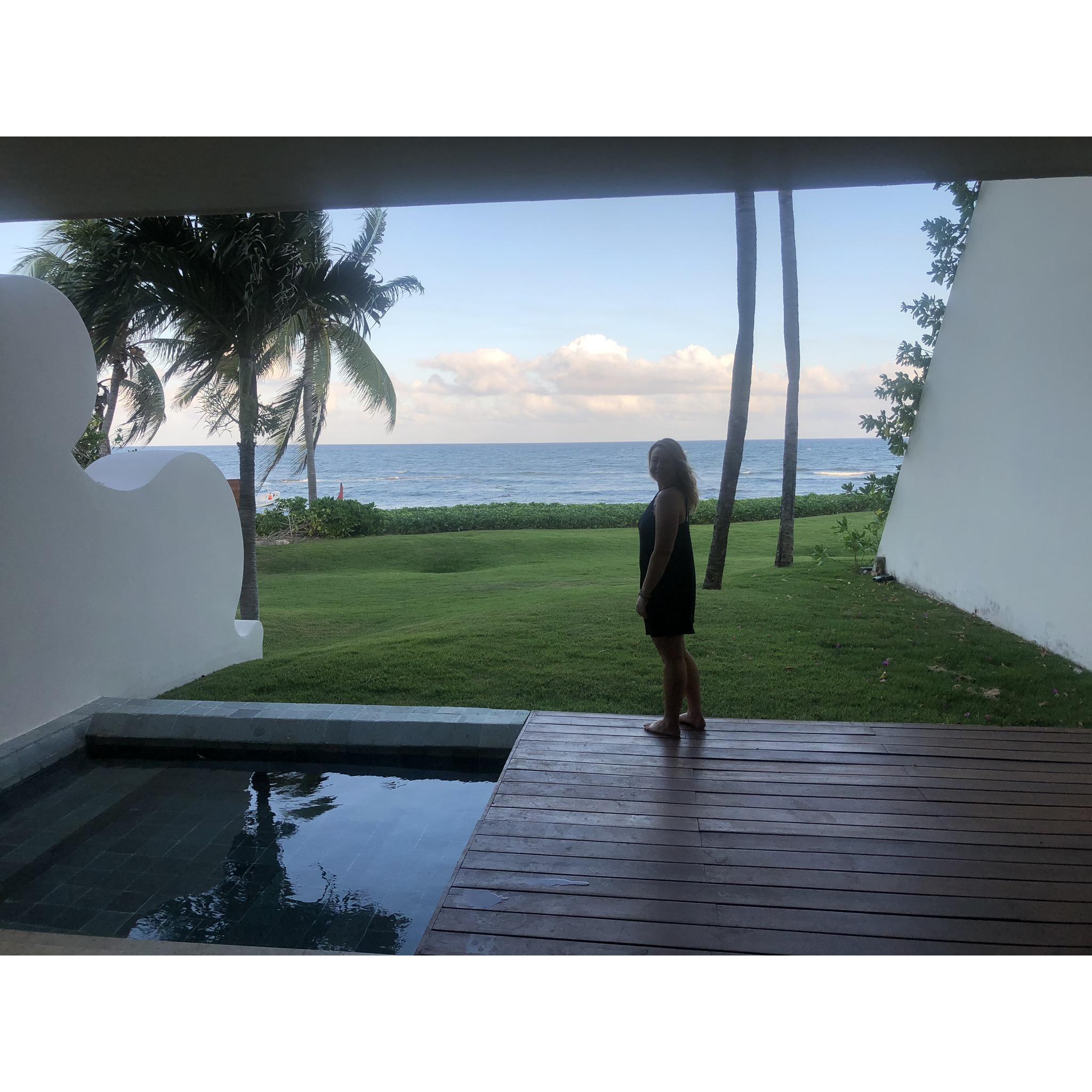 View from our porch/balcony in Ambassador