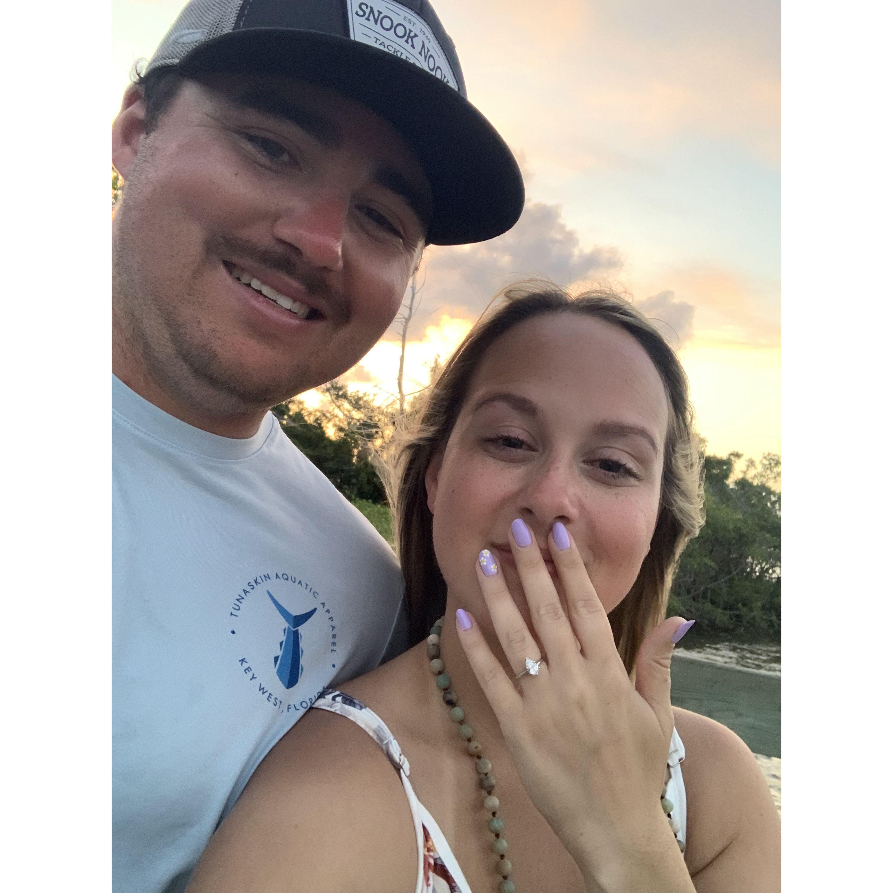 She said “yes!”