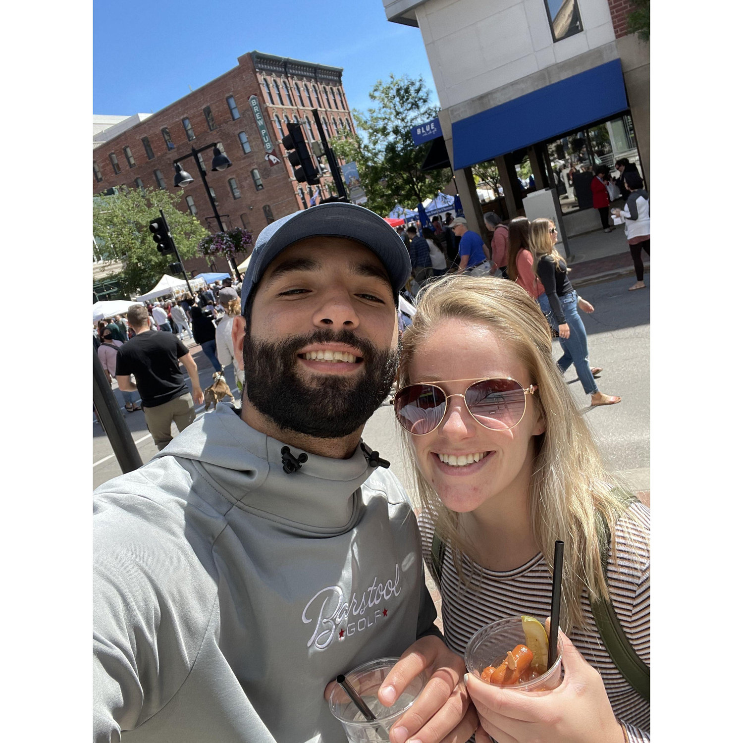 Most Saturday mornings, you could find us at the Des Moines Farmer’s Market